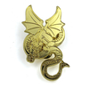 Personalisierte Gold-Drachen-Emaille-Anstecknadel