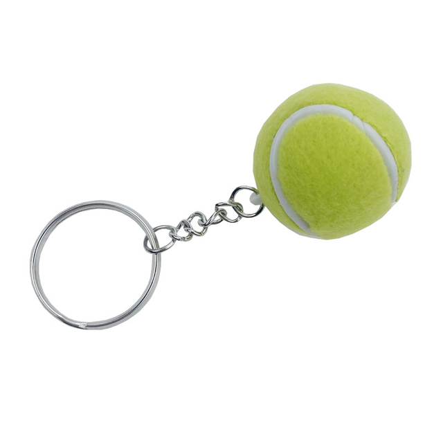 Pu-Tennisball-Schlüsselanhänger für Tasche