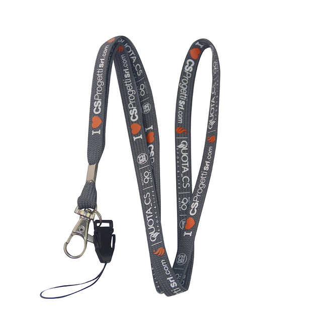 Röhrenförmiges, individuelles Polyester-Lanyard für Männer