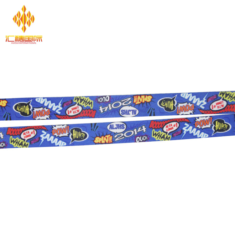 Gewebtes anpassbares Wärmeübertragungs-Lanyard für Sublimation