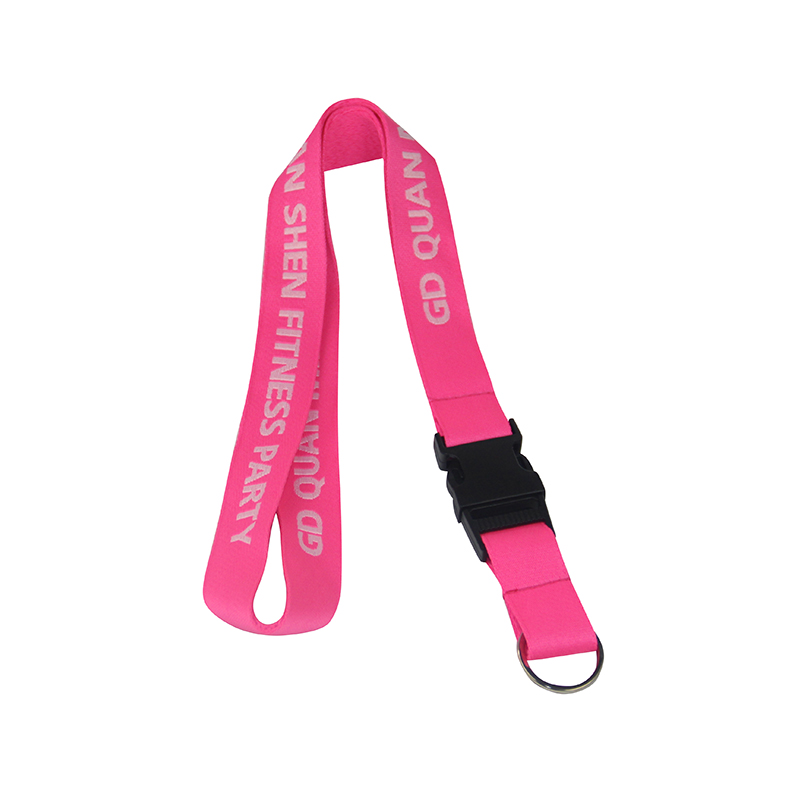 Gewebtes, anpassbares Polyester-Lanyard für Karten