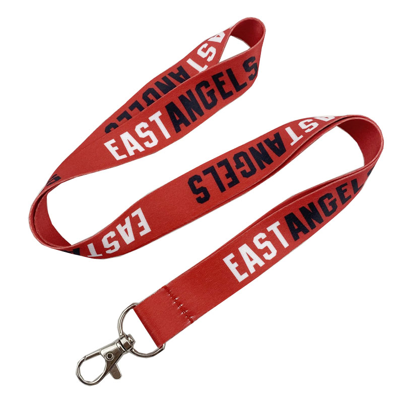 Bedrucktes Logo-Seiden-Wärmeübertragungs-Lanyard für Werbezwecke