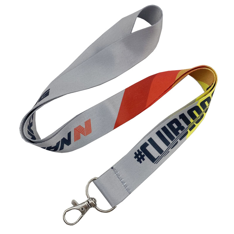 Benutzerdefiniertes Baumwoll-Wärmeübertragungs-Lanyard zur Sublimation