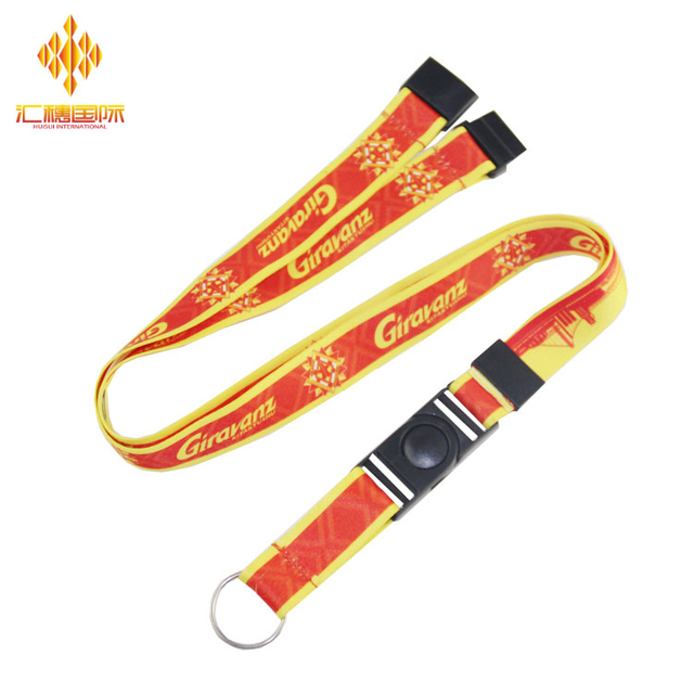 Flaches, individuelles Polyester-Lanyard für Mobiltelefone