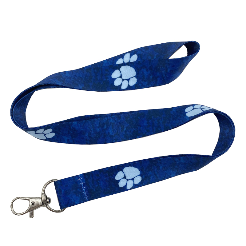 Anpassbares Polyester-Lanyard mit doppeltem Seitenhaken für Flaschen