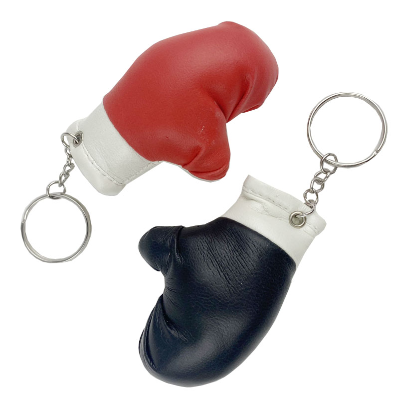 Mini-PVC-Boxhandschuh-Schlüsselanhänger als Werbegeschenk