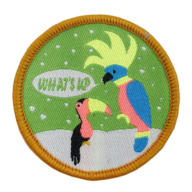 Tape Velcro Woven Patch für Schulkleidung