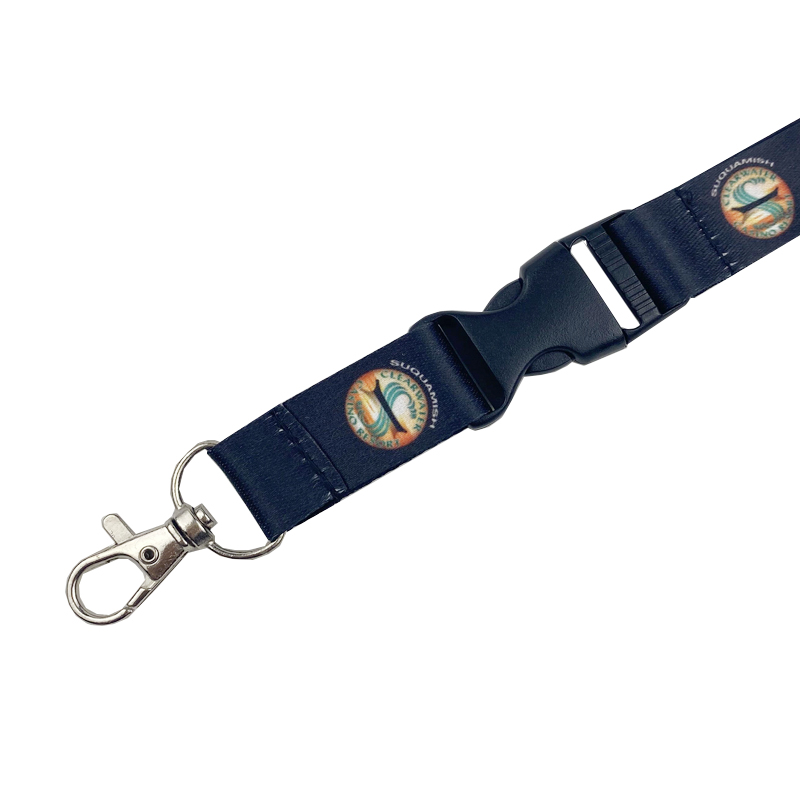 OEM-Polyester-Lanyard mit Metallclip für Sublimation